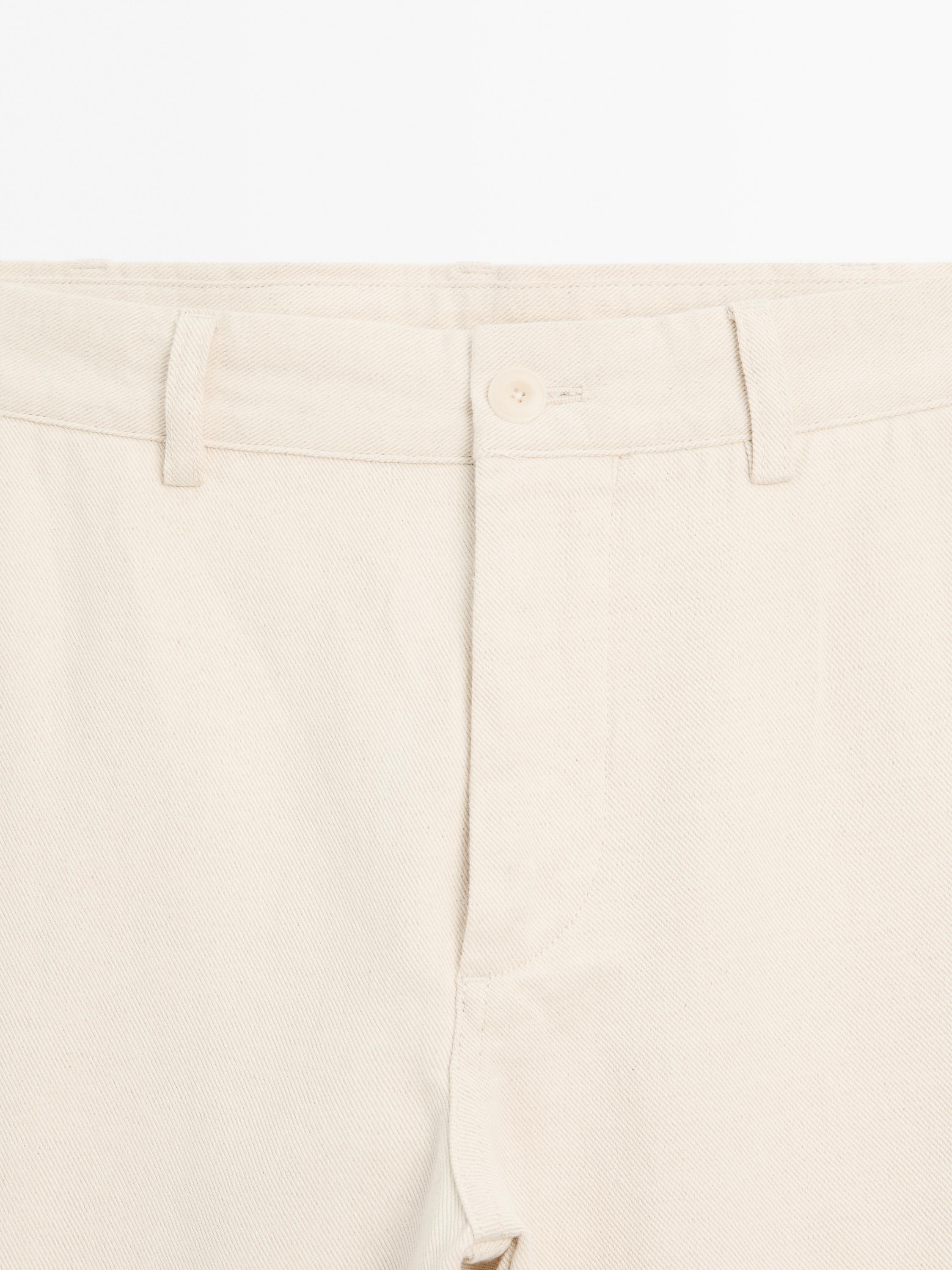 Tapered fit trousers